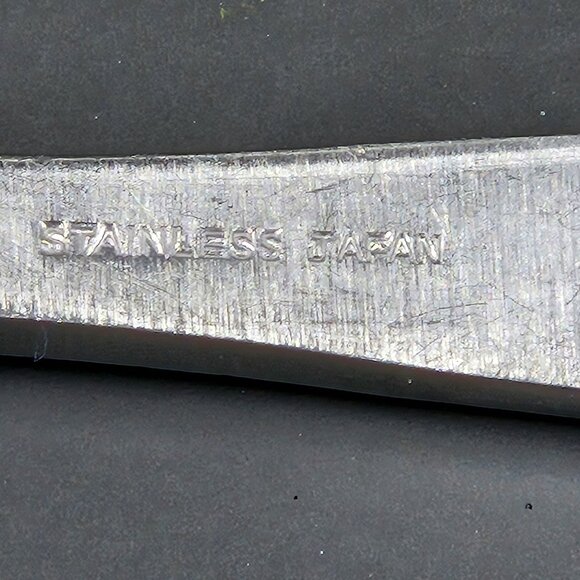 MCM Ebony Elegance MAR-CREST Atomic Starburst Cold Meat Fork Stainless Japan - Picture 6 of 11